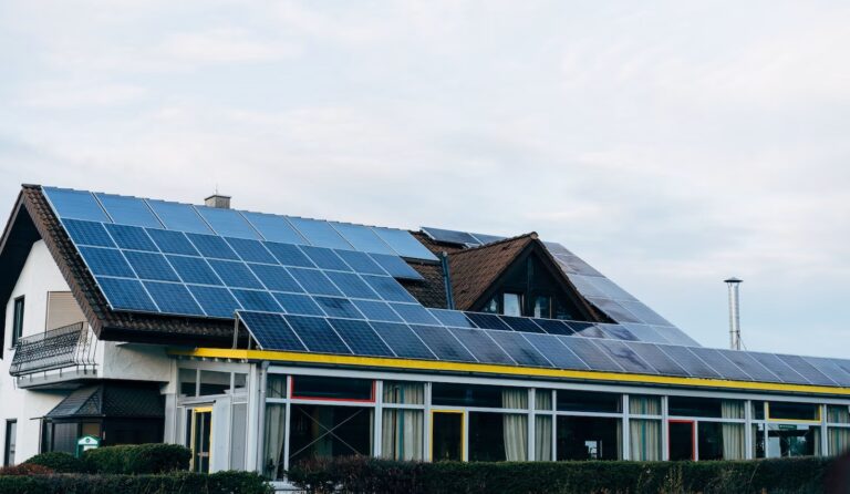 Photovoltaikanlage auf Haus