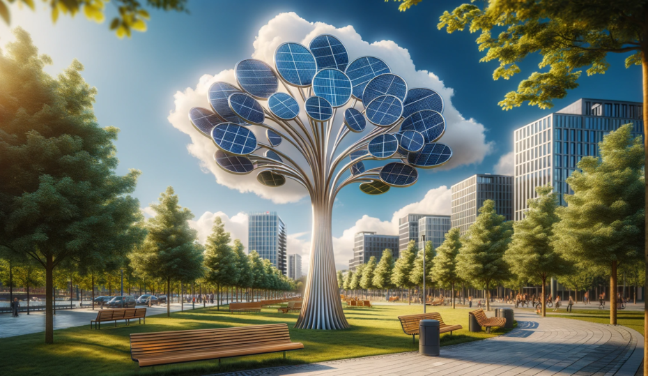 Ästhetische und Effiziente Solarbäume