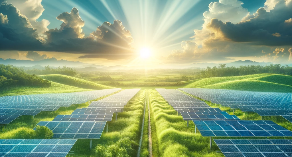 Grüne Energie durch Solaranlagen