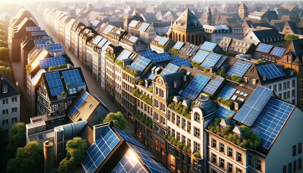 Düsseldorf Sparphotovoltaik Solar Eigengebrauch